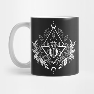 Scarab Queen // B&W  | Nikury Mug